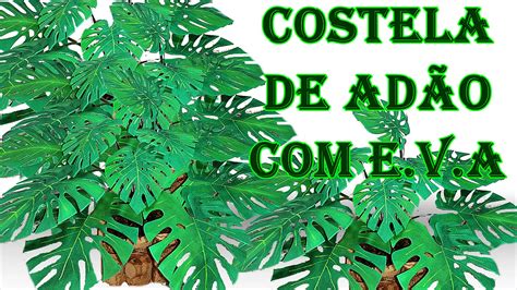 Arte Safira Costela De Ad O Tutorial Dessa Linda Planta De E V A E Sem