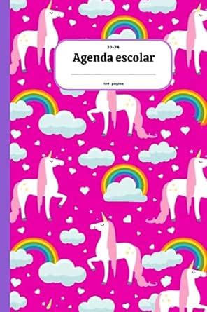 Amazon Agenda Escolar Unicornio Agenda