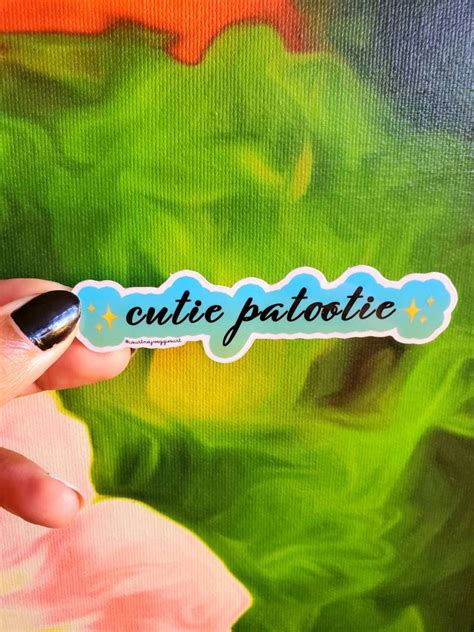 Cutie Patootie Sticker Etsy