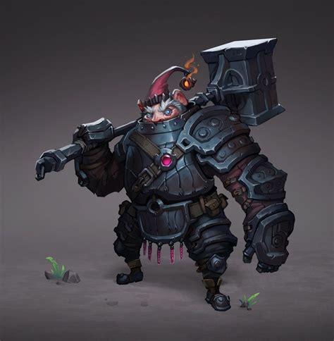 Gnome Warrior By Exomemory On Deviantart Monstros Ilustrações