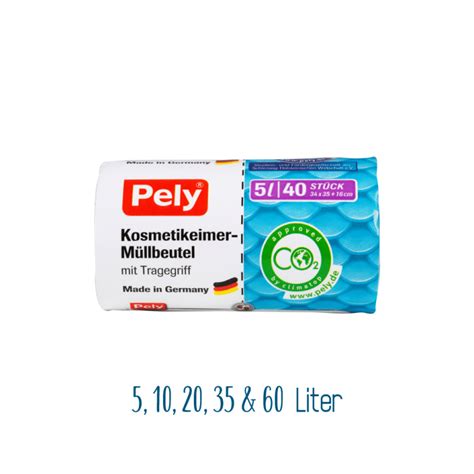 Klimaneutralisierte Müllbeutel Pely