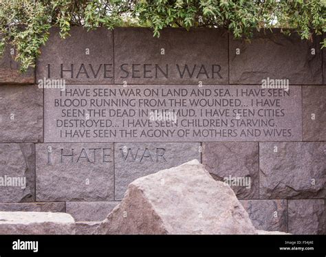 WASHINGTON, DC, USA - Franklin Roosevelt Memorial Stock Photo - Alamy