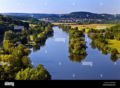 Ruhr River Scenery Germany North Rhine Westphalia Ruhr Area Witten