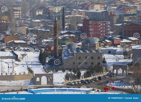 Kars Castle and the City Center - Kars - Turkey Stock Image - Image of ...