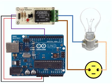 Acionamento de uma lâmpada Arduino Embarcados