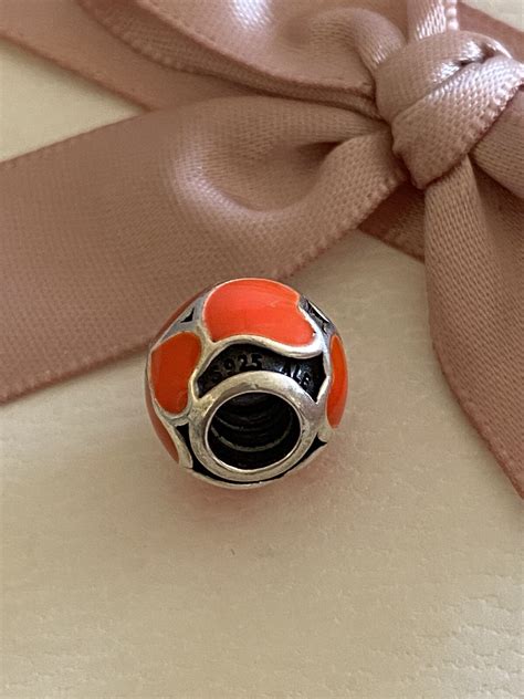 Genuine Pandora Red Hot Love Hearts Charm Gem