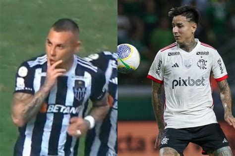 Chilenos en Brasil Vargas anotó un gol en caída del Atlético Mineiro y