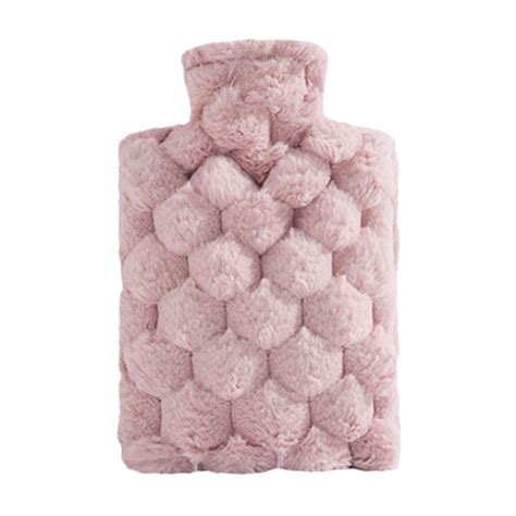 Ipewlex Hot Water Bottle With Plush Cover L Pvc Hot Water Bottle For Menstrual Pain Neck And