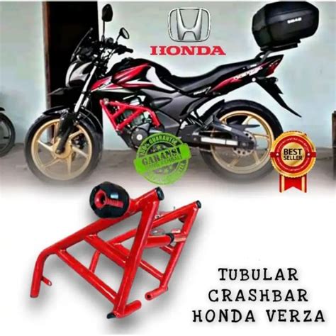 Crashbar Crash Bar Honda Verza Tubular Besi Pengaman Pelindung Bodi