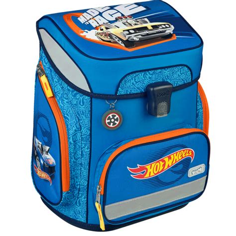 EasyFit Schulranzen Set Hot Wheels Scooli