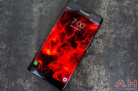 Samsung Self Tested Galaxy Note 7 S Batteries Androidheadlines