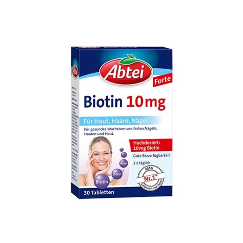 Abtei Biotin 10 Mg Tabletten 30 St Online Kaufen DocMorris