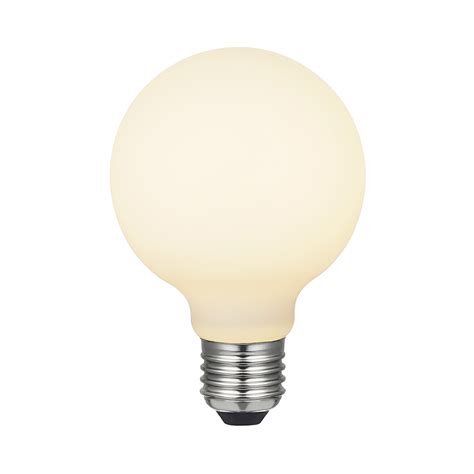 Dim To Warm 1800 3500K Filament Led Bulbs G80 E27 Matte White