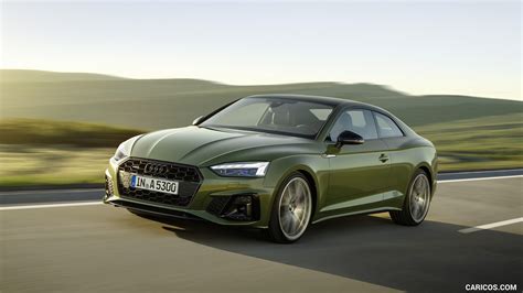 Audi A5 Coupe 2020my Color District Green Front Three Quarter