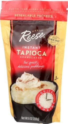 Reese Instant Granulated Tapioca 8oz Pack Of 6 Premium Quality Tapioca For Desserts And Baking