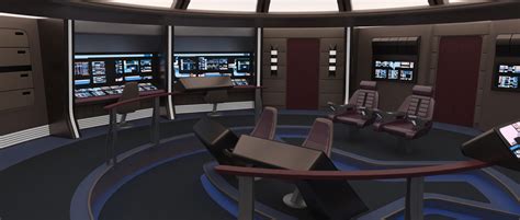 Artstation Star Trek Tng Science Ship Bridge