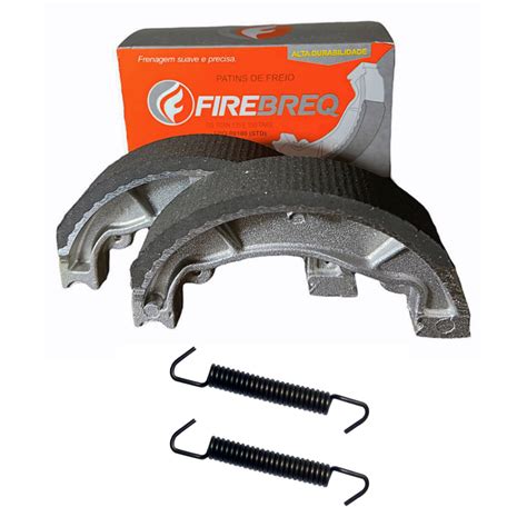 Patim Lona De Freio Molinhas Honda Biz 125 Bros 125 150 Pop 100 Tras