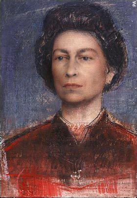 Pietro Annigoni 1969 Queen Elizabeth Britain Painting Art Portrait