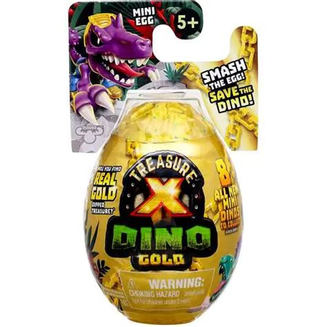 Treasure X Dino Gold Series 4 Mini Egg Myster Box 12 Packs Moose Toys ...