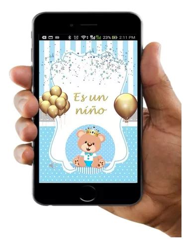 Video Invitacion Baby Shower Osito Rey Mercadolibre