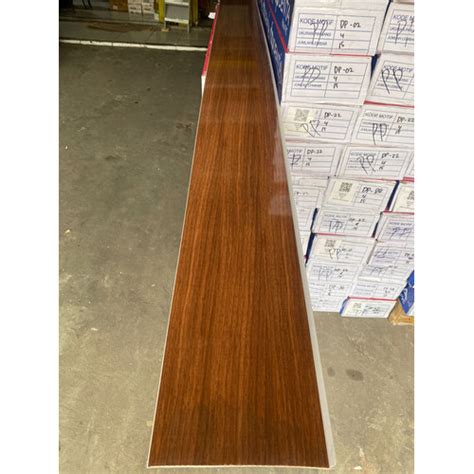 Jual Plafon Pvc Coklat Tua Glossy Nusahome Wood 14 Jakarta Timur