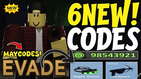 UPDATE CODES ALL WORKING CODES FOR EVADE IN 2024 ROBLOX EVADE CODevde