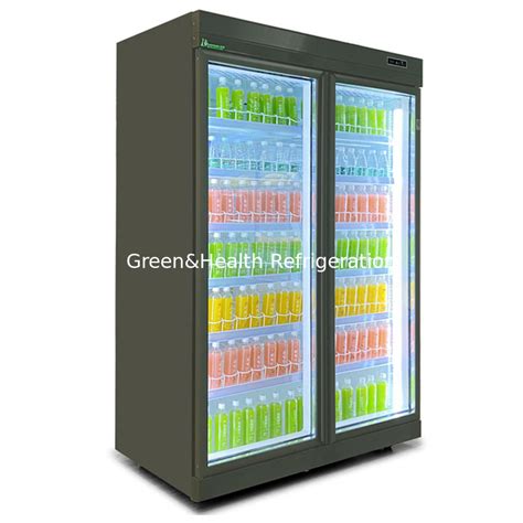 Multi Doors Supermarket Upright Glass Door Commercial Beverage Display Cooler