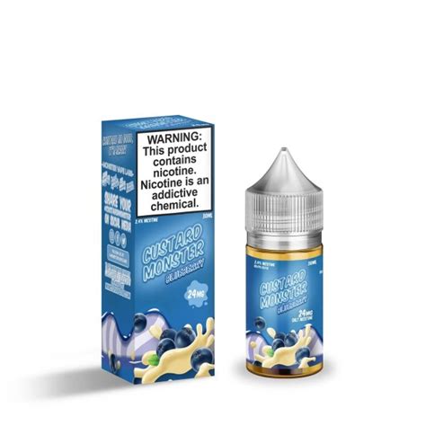 Custard Monster Synthetic Salt Blueberry Custard 30ml Custard