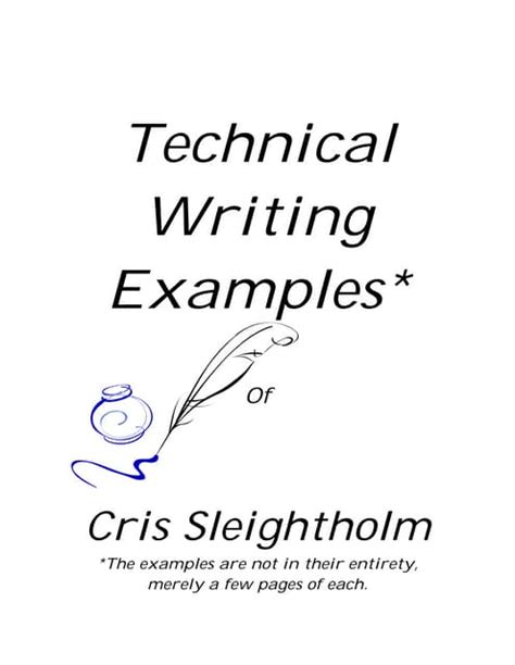 Technical Writing Examples Pdf