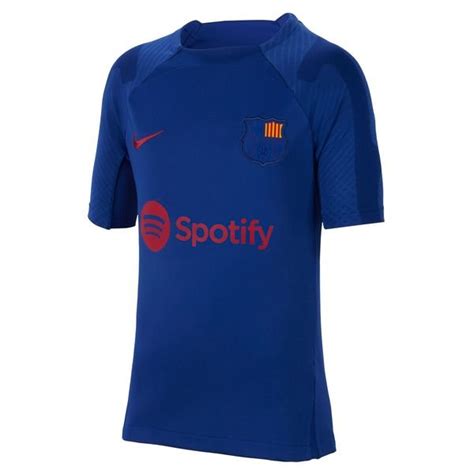 FC Barcelone T shirt d Entraînement Dri FIT Strike Senyera Bleu