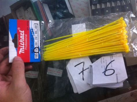 Jual Kabel Tis Cable Tis Pengikat 15 Cm Kuning Jual Per 10 Unit Di