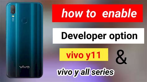 How To Enable Developer Option On Vivo Y How To On Developer Option