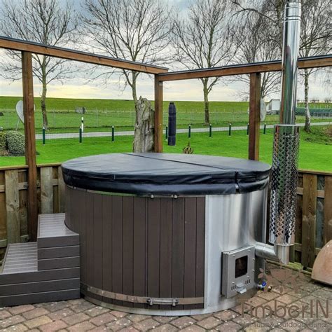 Jacuzzi Para Terraza Estufa De Pellets Timberin