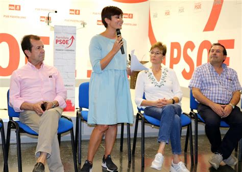 La secretaria general del PSOE de Puertollano Isabel Rodríguez valora