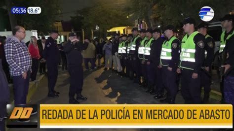 Redada De La PolicÍa En El Mercado De Abasto Telefuturo Programación Y Noticias De Paraguay