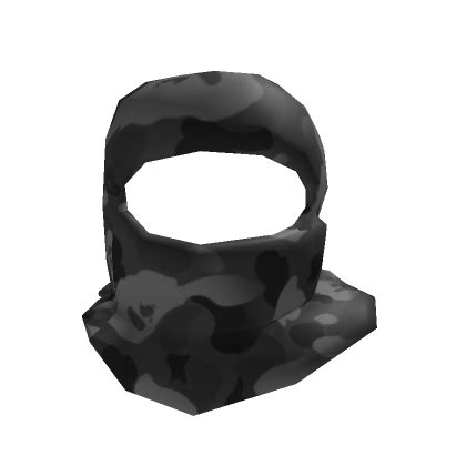 Black Camo Shiesty Ski Mask Roblox Item Rolimon S