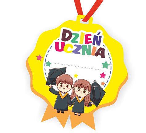 Dzień Ucznia Medale dla uczniów 5 szt Prezenty dla klasy