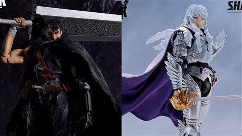 S H Figuarts Berserk Guts Griffith Revealed Youtube