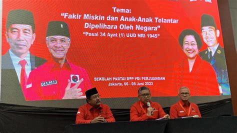 Sekjen Pdip Agenda Rakernas Hari Terakhir Bahas Puncak Perayaan Bulan