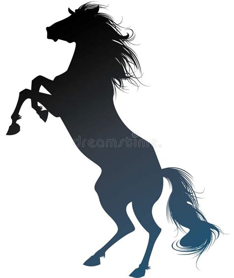 Paard Vector Illustratie Illustration Of Silhouet Patroon 11129222