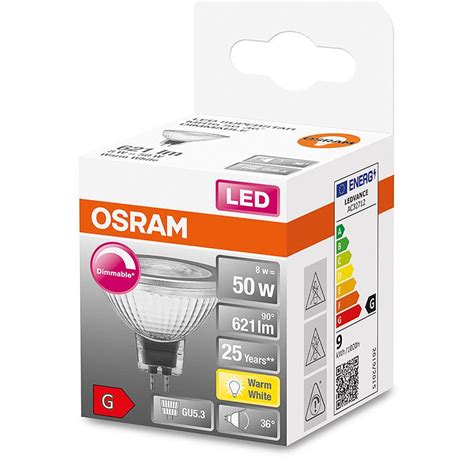 LjuskÄlla Ledvance Led Mr16 50 Gu5 3 621lm 8w Dimb Bauhaus