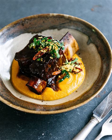 Beef Short Ribs With Pumpkin Maple And Paprika Puree Artofit