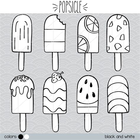 16 Imágenes De Paletas De Paletas Popsicle Clip Art Etsy