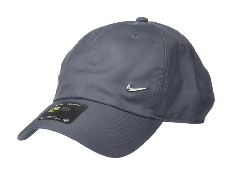 Nike H86 Metal Swoosh Cap In Dark Grey Metallic Silver Gray Save