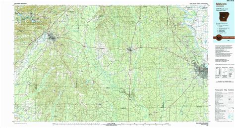 Little Rock Topographic Map Ar Usgs Topo 1250000 Scale