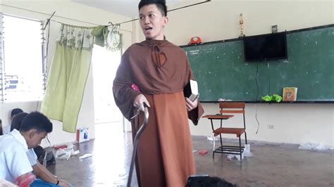 Padre Damaso Monologue Manuel I Santos Mnhs Jett Bailon Youtube