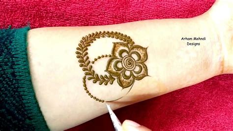 Beautiful and Easy Mehndi Design for Hand - Kurti Blouse