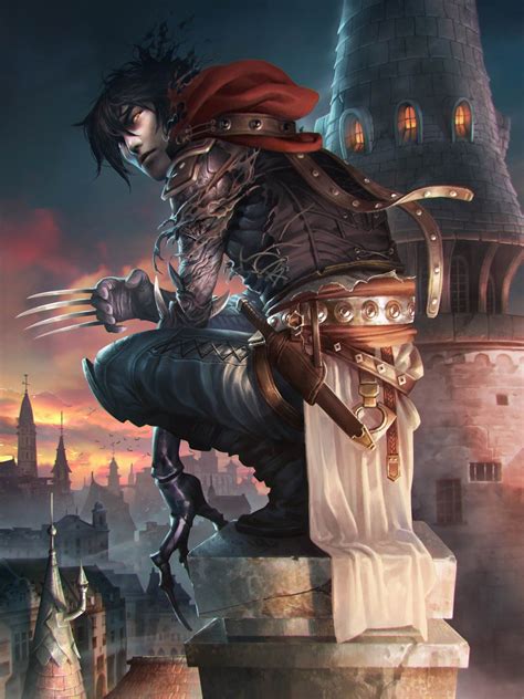 Artstation Demon Hunter Zhou Kai Fantasy Male Fantasy Warrior