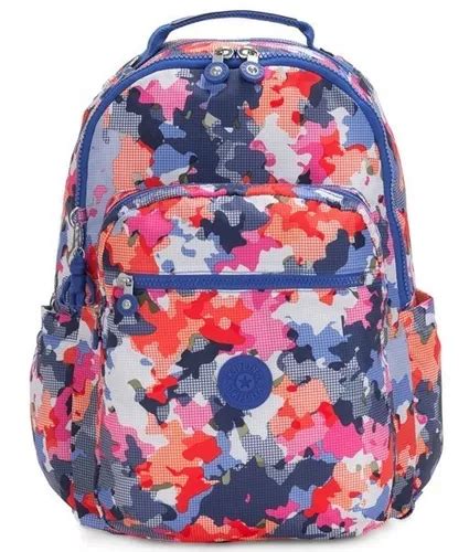 Mochila Kipling Modelo Seoul Misty Moonlight Color Azul Mercadolibre