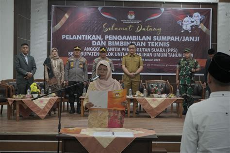 Pelantikan Pengambilan Sumpah Janji Dan Bimbingan Teknis Anggota Pps